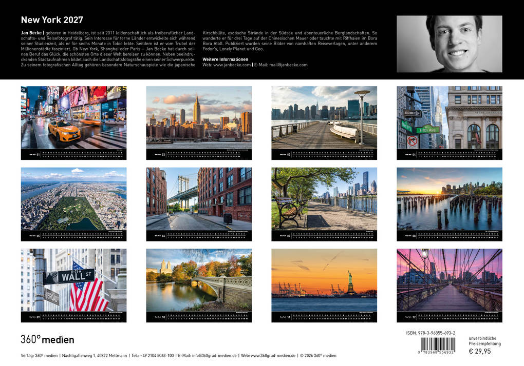 Weitere Ansicht: New York Premiumkalender 2027