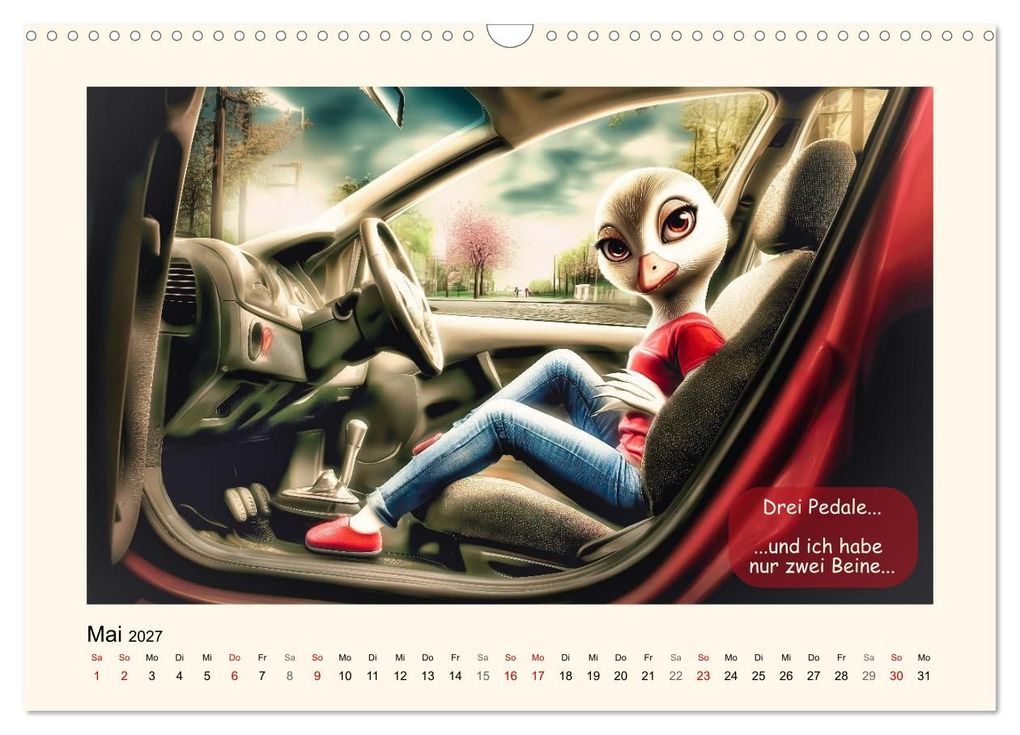 Weitere Ansicht: Autofahrer-Humor (Wandkalender 2027 DIN A3 quer), CALVENDO Monatskalender | Calvendo, Sabine Löwer