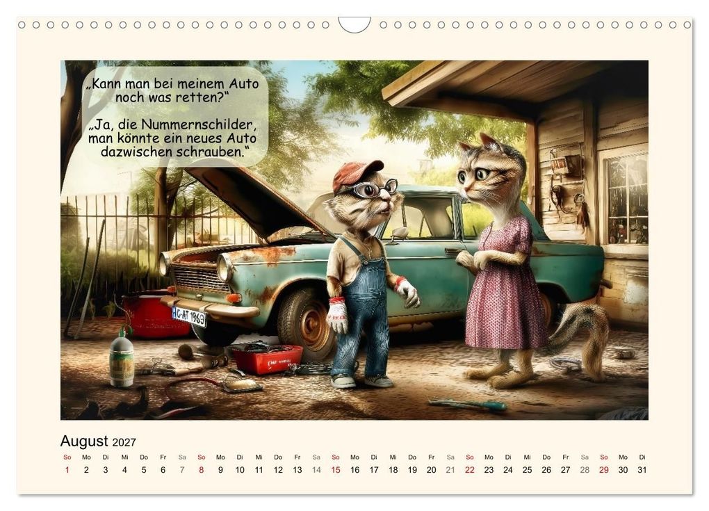 Weitere Ansicht: Autofahrer-Humor (Wandkalender 2027 DIN A3 quer), CALVENDO Monatskalender | Calvendo, Sabine Löwer