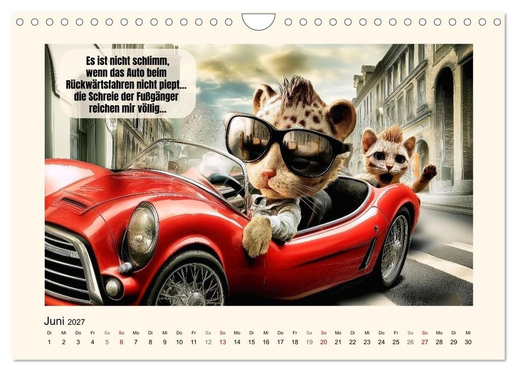 Weitere Ansicht: Autofahrer-Humor (Wandkalender 2027 DIN A4 quer), CALVENDO Monatskalender | Calvendo, Sabine Löwer