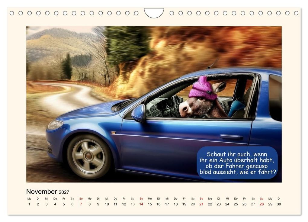 Weitere Ansicht: Autofahrer-Humor (Wandkalender 2027 DIN A4 quer), CALVENDO Monatskalender | Calvendo, Sabine Löwer