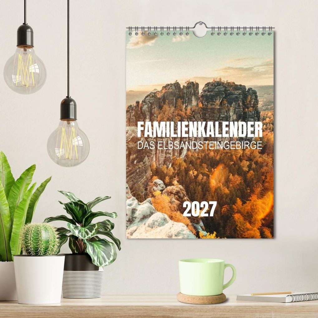 Weitere Ansicht: Familienkalender - Das Elbsandsteingebirge (Wandkalender 2027 DIN A4 hoch), CALVENDO Monatskalender | Calvendo, Benjamin Bisanz