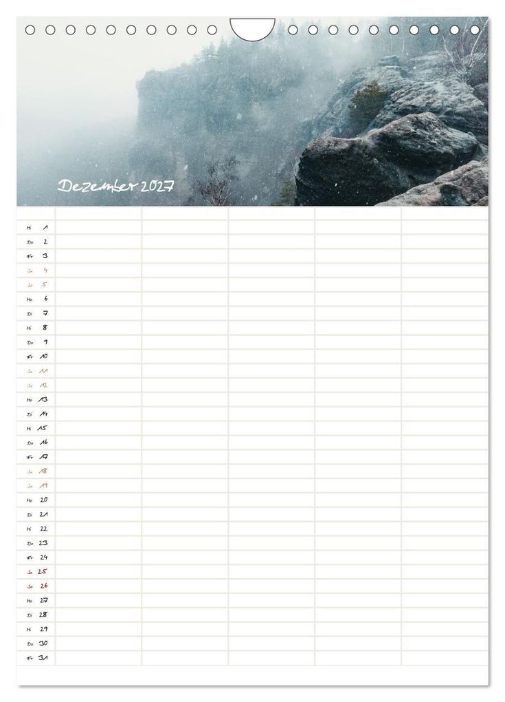 Weitere Ansicht: Familienkalender - Das Elbsandsteingebirge (Wandkalender 2027 DIN A4 hoch), CALVENDO Monatskalender | Calvendo, Benjamin Bisanz