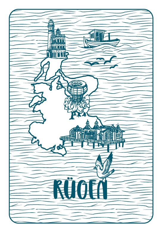 Weitere Ansicht: Das Rügen-Skat