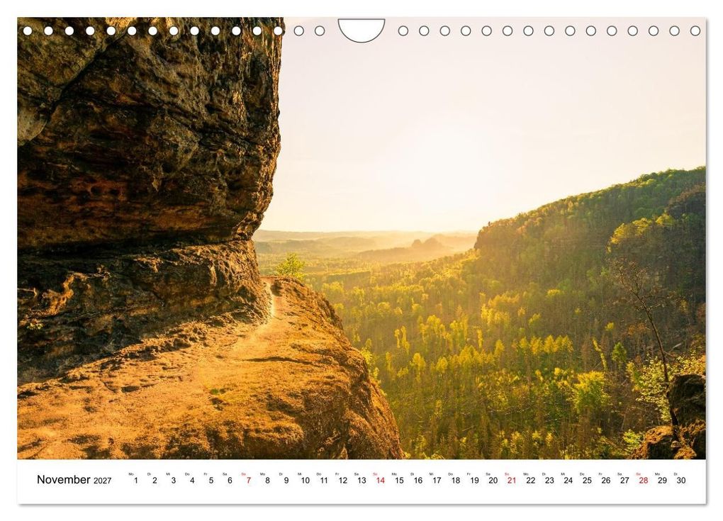 Weitere Ansicht: Sächsische Schweiz - Wandern im Elbsandsteingebirge (Wandkalender 2027 DIN A4 quer), CALVENDO Monatskalender | Calvendo, Benjamin Bisanz