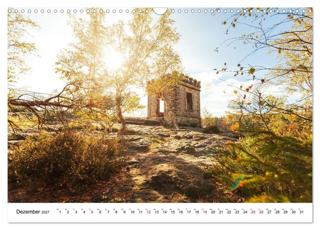 Weitere Ansicht: Sächsische Schweiz - Wandern im Elbsandsteingebirge (Wandkalender 2027 DIN A3 quer), CALVENDO Monatskalender | Calvendo, Benjamin Bisanz