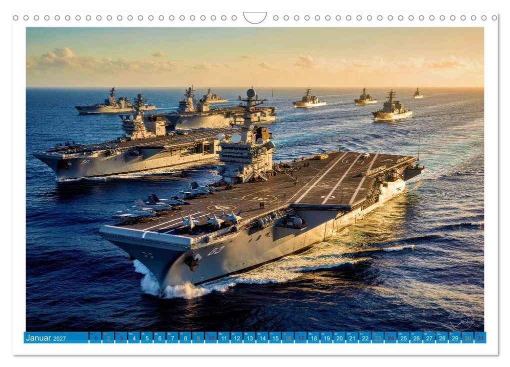 Weitere Ansicht: Flugzeugträger - Macht aus Stahl (Wandkalender 2027 DIN A3 quer), CALVENDO Monatskalender | Calvendo, Torsten Irmer