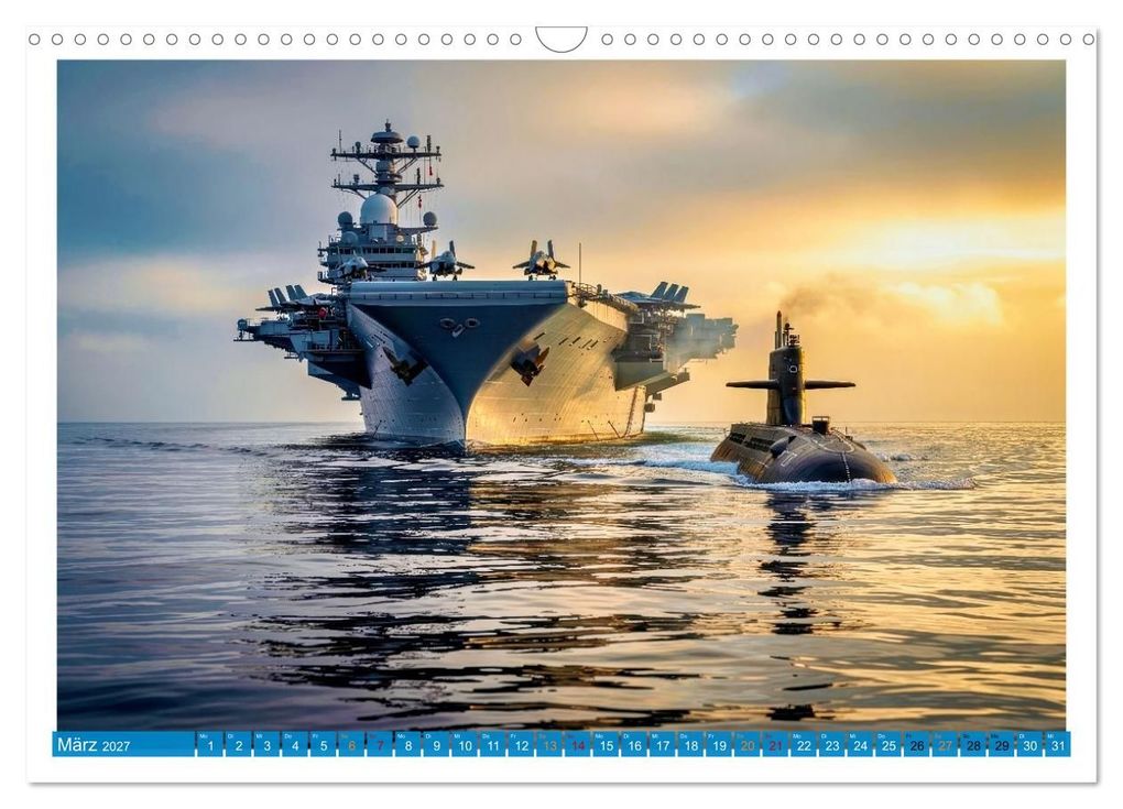 Weitere Ansicht: Flugzeugträger - Macht aus Stahl (Wandkalender 2027 DIN A3 quer), CALVENDO Monatskalender | Calvendo, Torsten Irmer