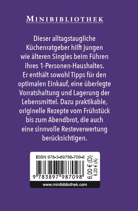 Weitere Ansicht: Single-Küche | Carola Ruff
