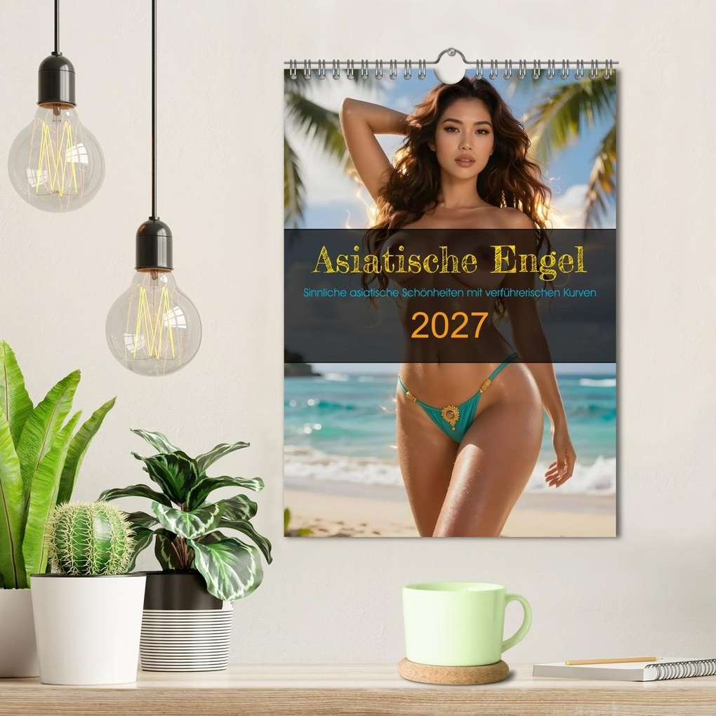Weitere Ansicht: Asiatische Engel (Wandkalender 2027 DIN A4 hoch), CALVENDO Monatskalender | Calvendo, Liam Blue