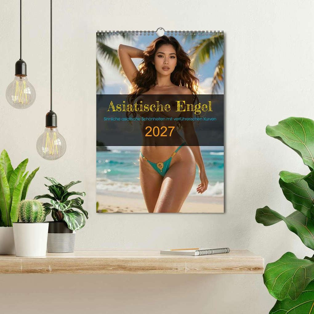 Weitere Ansicht: Asiatische Engel (Wandkalender 2027 DIN A3 hoch), CALVENDO Monatskalender | Calvendo, Liam Blue