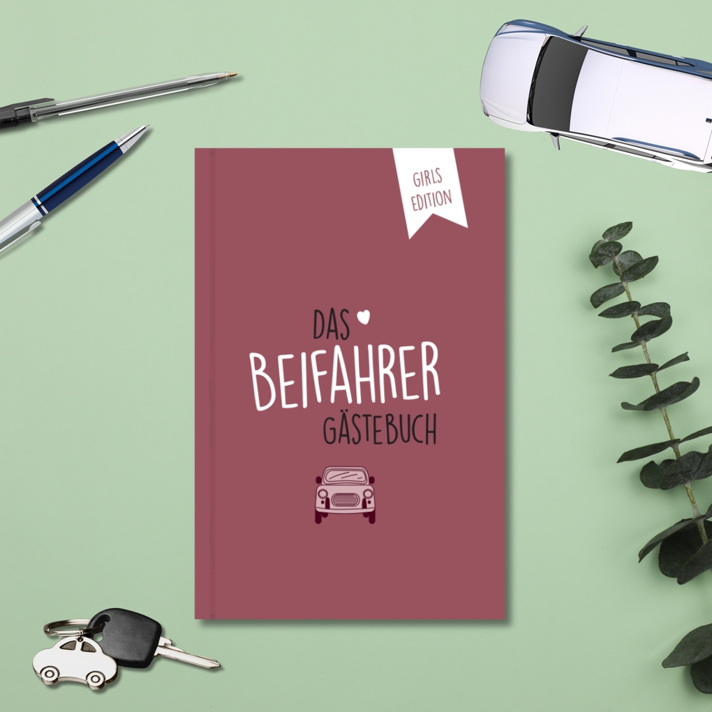Weitere Ansicht: Beifahrer-Gästebuch zum 18. Geburtstag - Girls Edition - Kreatives Auto-Gästebuch für Fahranfänger, Führerschein & Neues Auto | FLYERALARM Trading GmbH