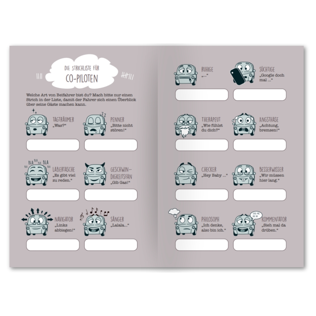 Weitere Ansicht: Beifahrer-Gästebuch zum 18. Geburtstag - Kreatives Auto-Gästebuch für Fahranfänger, Führerschein & Neues Auto | FLYERALARM Trading GmbH