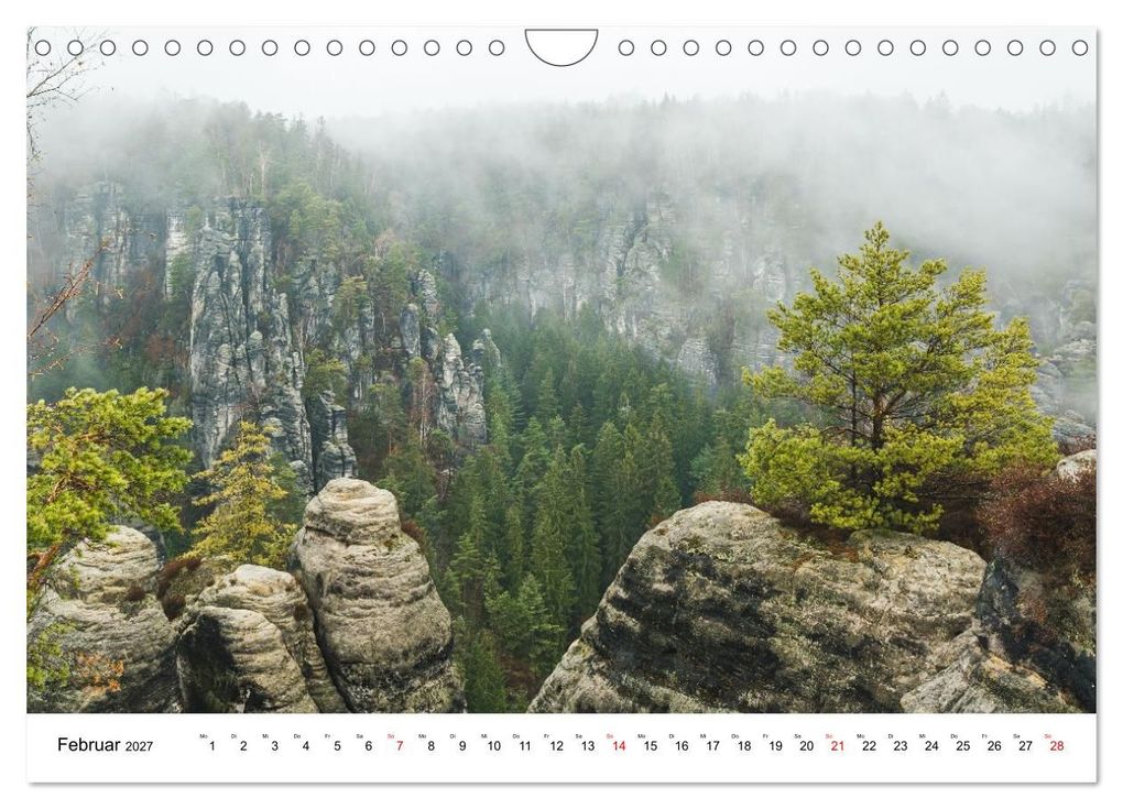 Weitere Ansicht: Sächsische Schweiz - Das Elbsandsteingebirge (Wandkalender 2027 DIN A4 quer), CALVENDO Monatskalender | Calvendo, Benjamin Bisanz