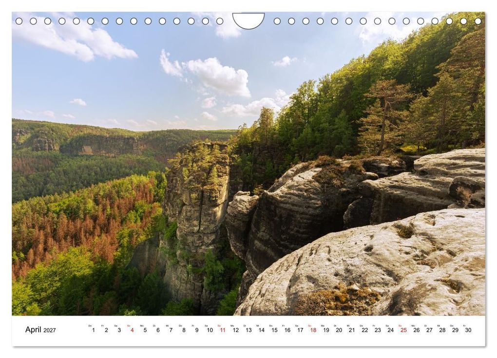 Weitere Ansicht: Sächsische Schweiz - Das Elbsandsteingebirge (Wandkalender 2027 DIN A4 quer), CALVENDO Monatskalender | Calvendo, Benjamin Bisanz