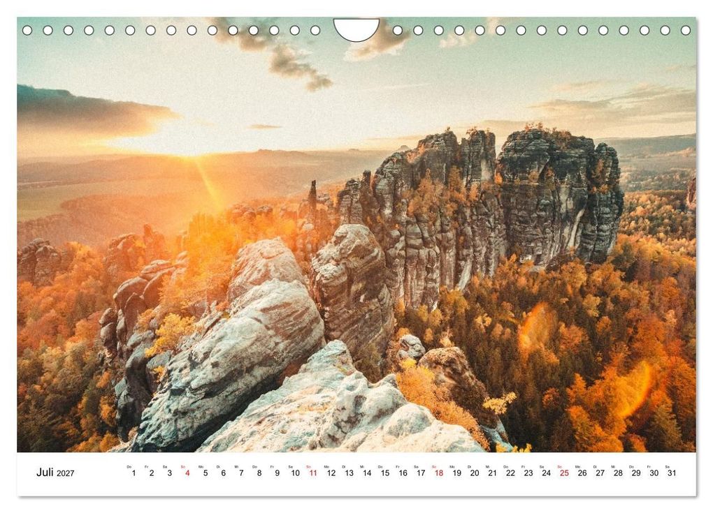 Weitere Ansicht: Sächsische Schweiz - Das Elbsandsteingebirge (Wandkalender 2027 DIN A4 quer), CALVENDO Monatskalender | Calvendo, Benjamin Bisanz
