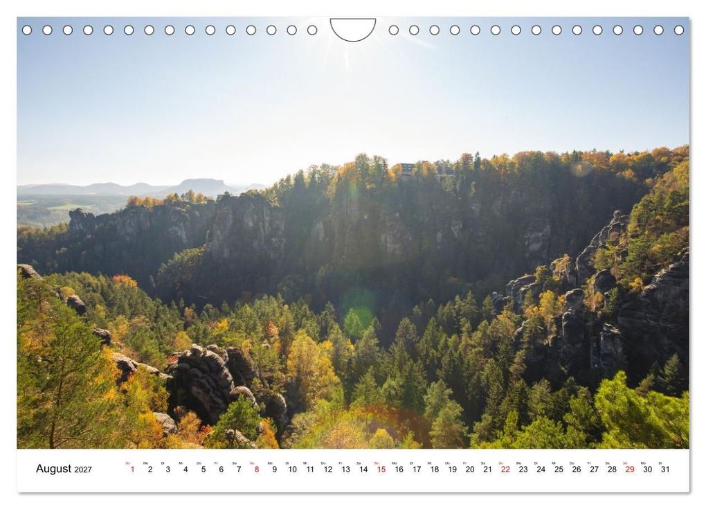 Weitere Ansicht: Sächsische Schweiz - Das Elbsandsteingebirge (Wandkalender 2027 DIN A4 quer), CALVENDO Monatskalender | Calvendo, Benjamin Bisanz