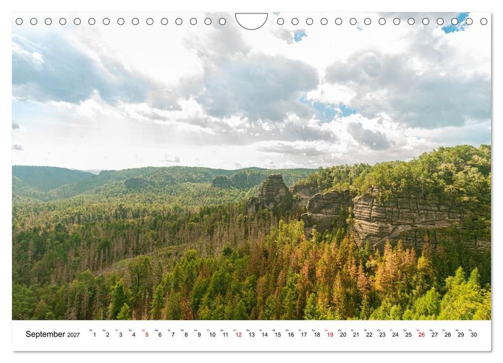 Weitere Ansicht: Sächsische Schweiz - Das Elbsandsteingebirge (Wandkalender 2027 DIN A4 quer), CALVENDO Monatskalender | Calvendo, Benjamin Bisanz