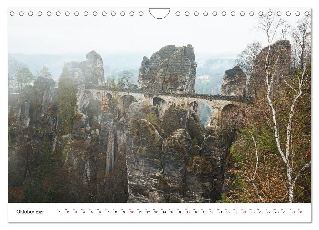 Weitere Ansicht: Sächsische Schweiz - Das Elbsandsteingebirge (Wandkalender 2027 DIN A4 quer), CALVENDO Monatskalender | Calvendo, Benjamin Bisanz