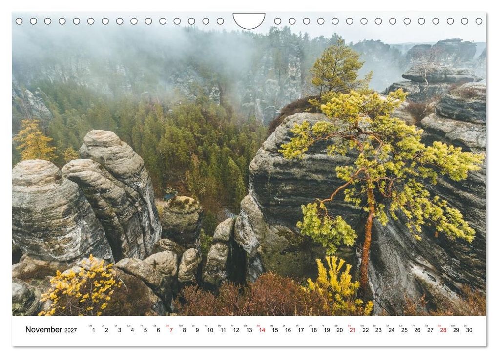 Weitere Ansicht: Sächsische Schweiz - Das Elbsandsteingebirge (Wandkalender 2027 DIN A4 quer), CALVENDO Monatskalender | Calvendo, Benjamin Bisanz
