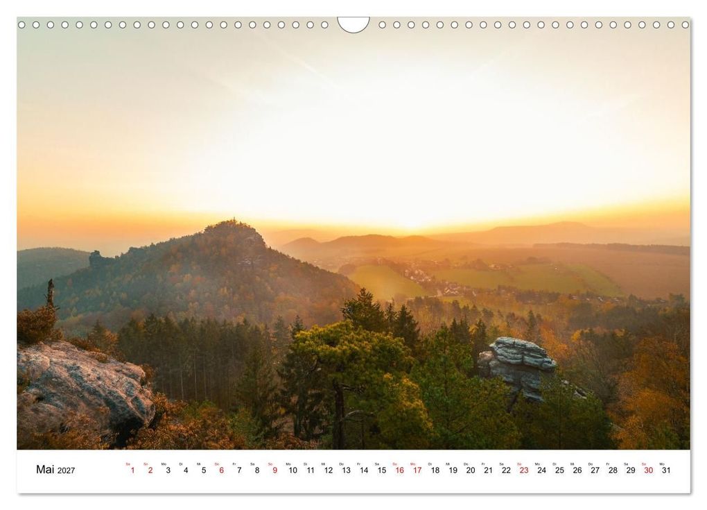 Weitere Ansicht: Deutschland - Sächsische und Böhmische Schweiz (Wandkalender 2027 DIN A3 quer), CALVENDO Monatskalender | Calvendo, Benjamin Bisanz