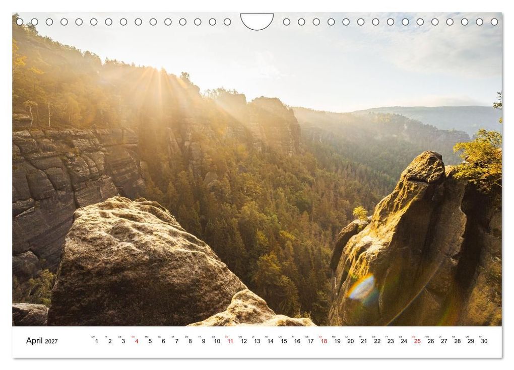 Weitere Ansicht: Deutschland - Sächsische und Böhmische Schweiz (Wandkalender 2027 DIN A4 quer), CALVENDO Monatskalender | Calvendo, Benjamin Bisanz