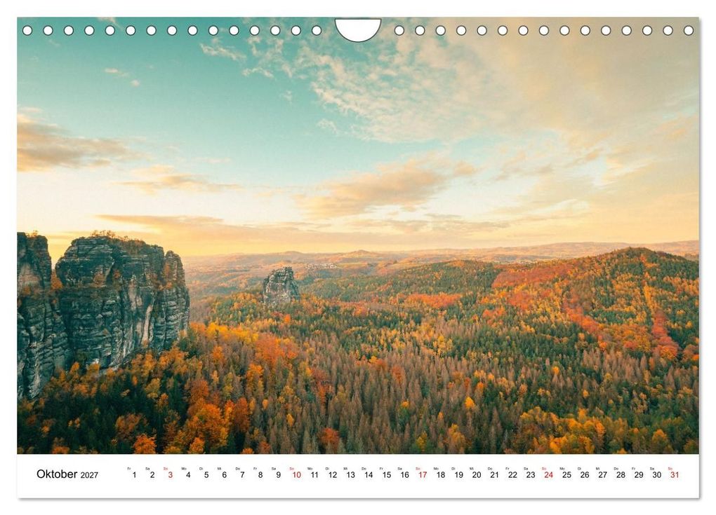Weitere Ansicht: Deutschland - Sächsische und Böhmische Schweiz (Wandkalender 2027 DIN A4 quer), CALVENDO Monatskalender | Calvendo, Benjamin Bisanz