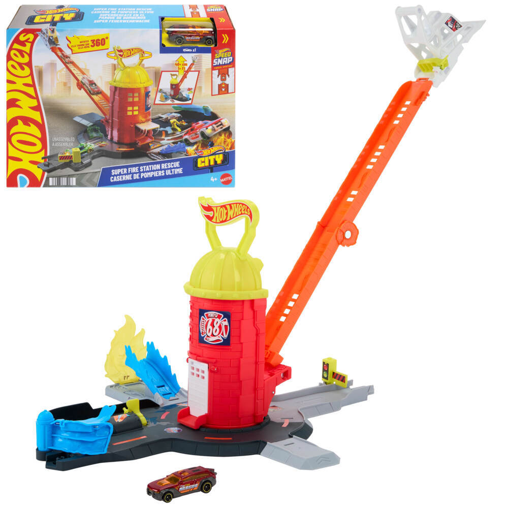 Weitere Ansicht: Hot Wheels City Super Feuerwehrwache