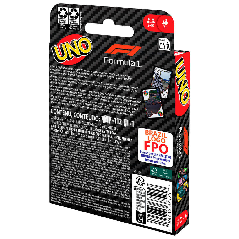 Weitere Ansicht: UNO Formel 1
