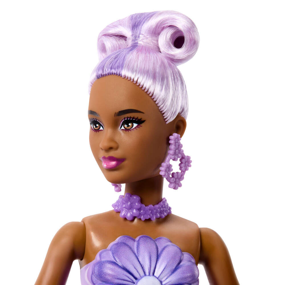 Weitere Ansicht: Barbie Flower Surprise Puppe - lila Gänseblümchen