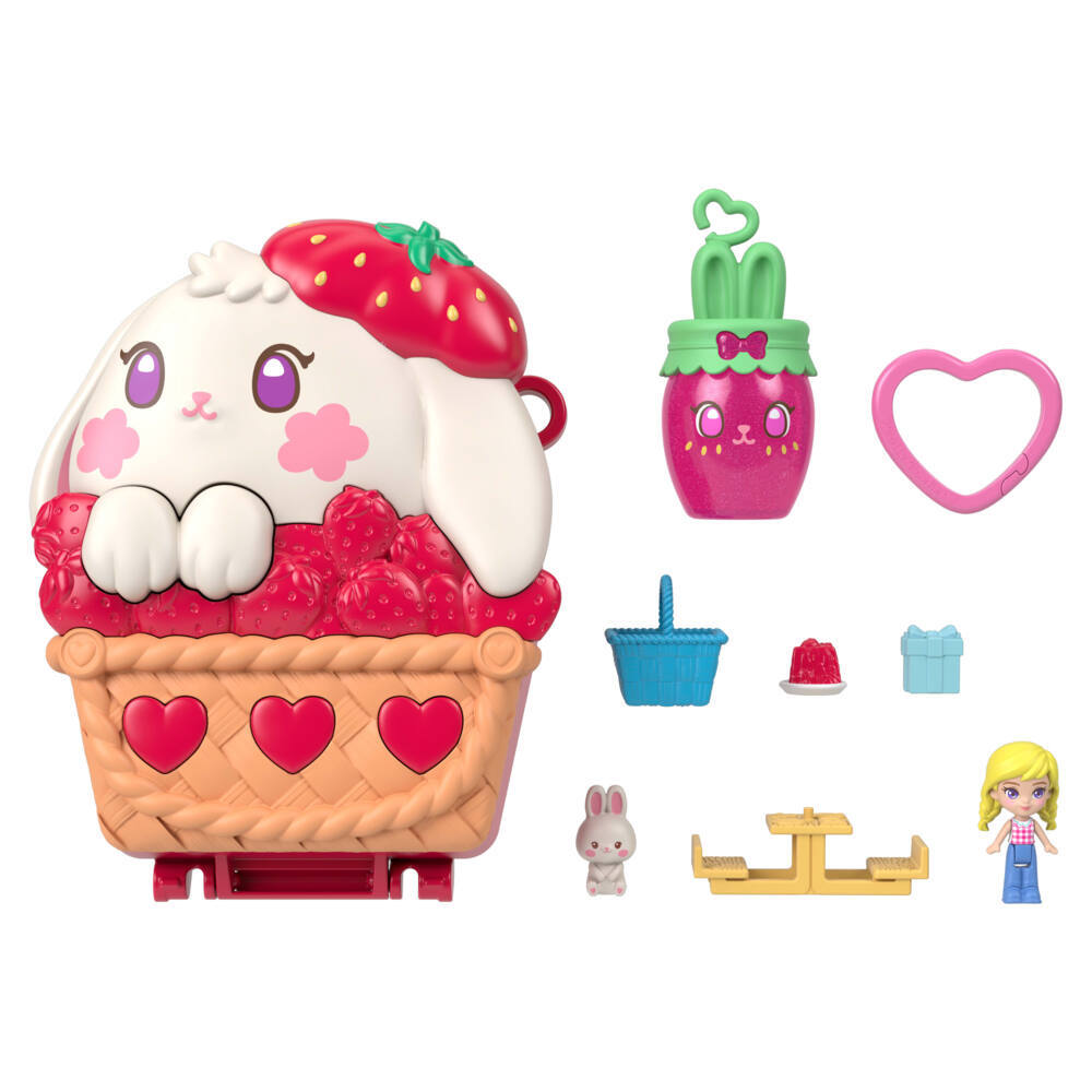Weitere Ansicht: Polly Pocket Erdbeerhäschen Schatulle
