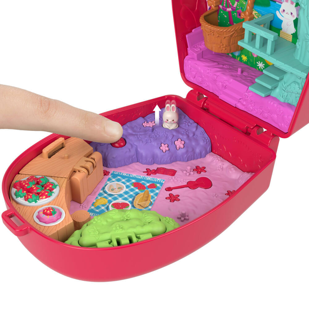 Weitere Ansicht: Polly Pocket Erdbeerhäschen Schatulle
