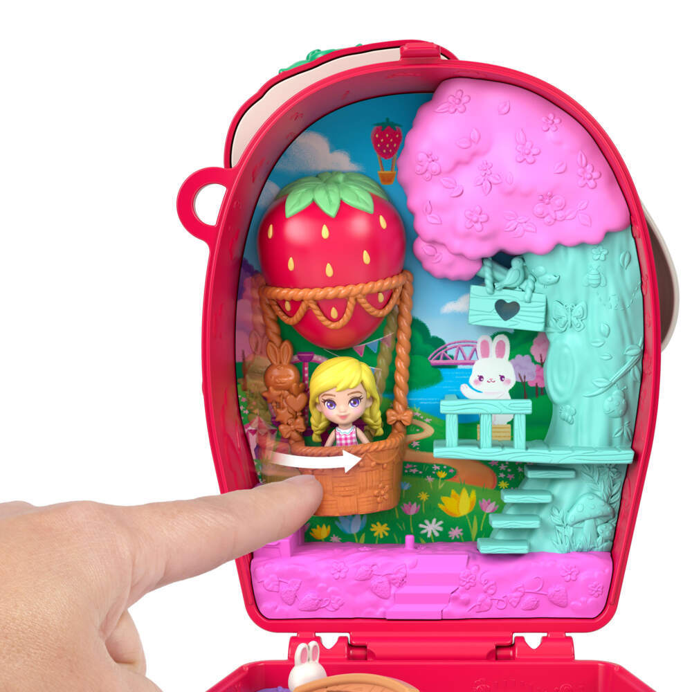 Weitere Ansicht: Polly Pocket Erdbeerhäschen Schatulle