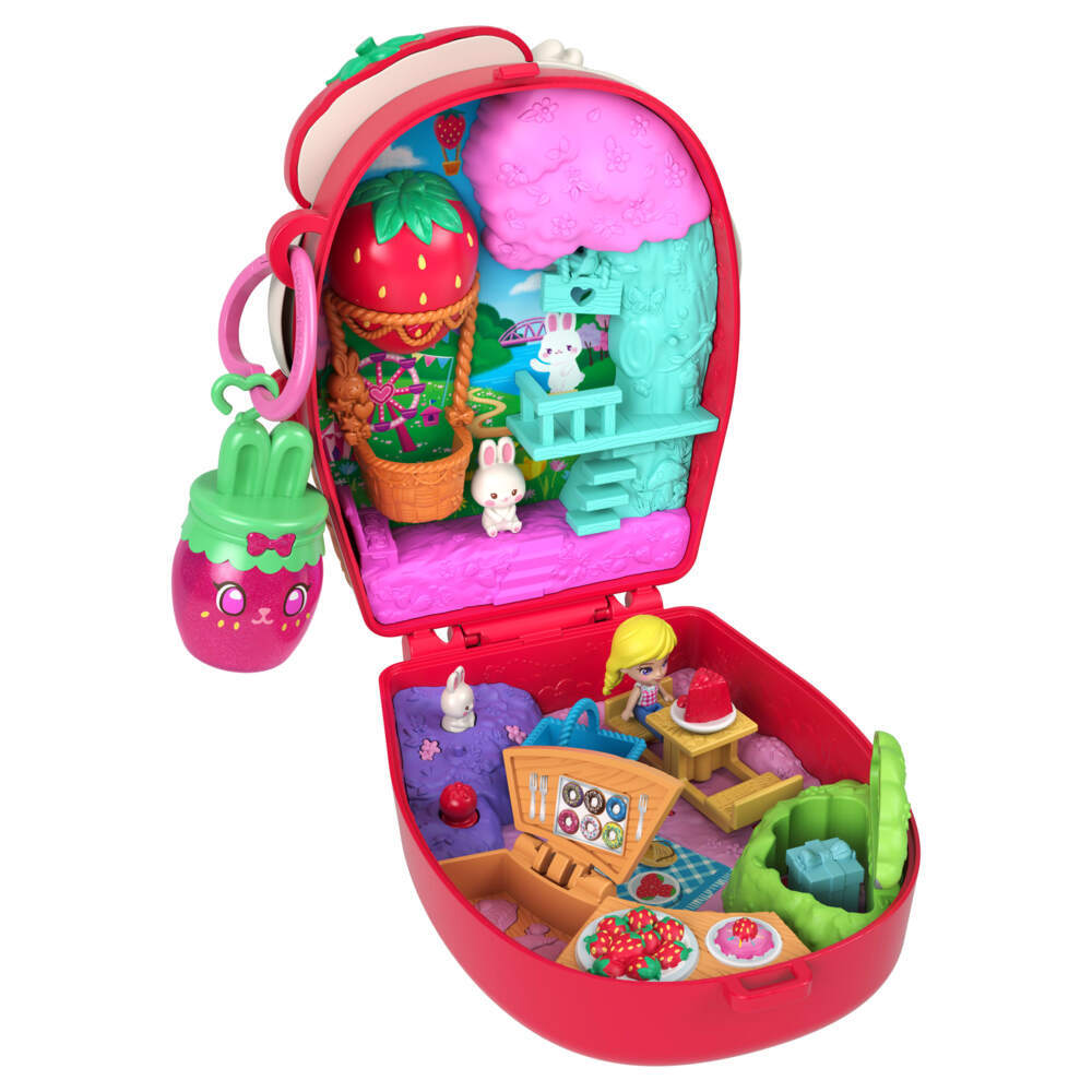 Weitere Ansicht: Polly Pocket Erdbeerhäschen Schatulle