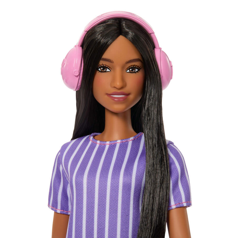 Weitere Ansicht: Barbie Fashionista mit lila Streifen