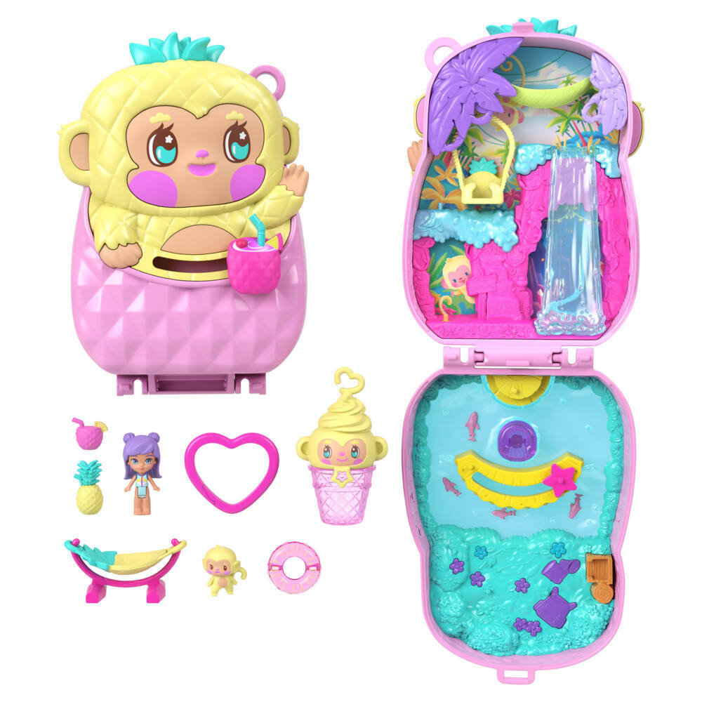 Weitere Ansicht: Polly Pocket Ananas Äffchen Schatulle