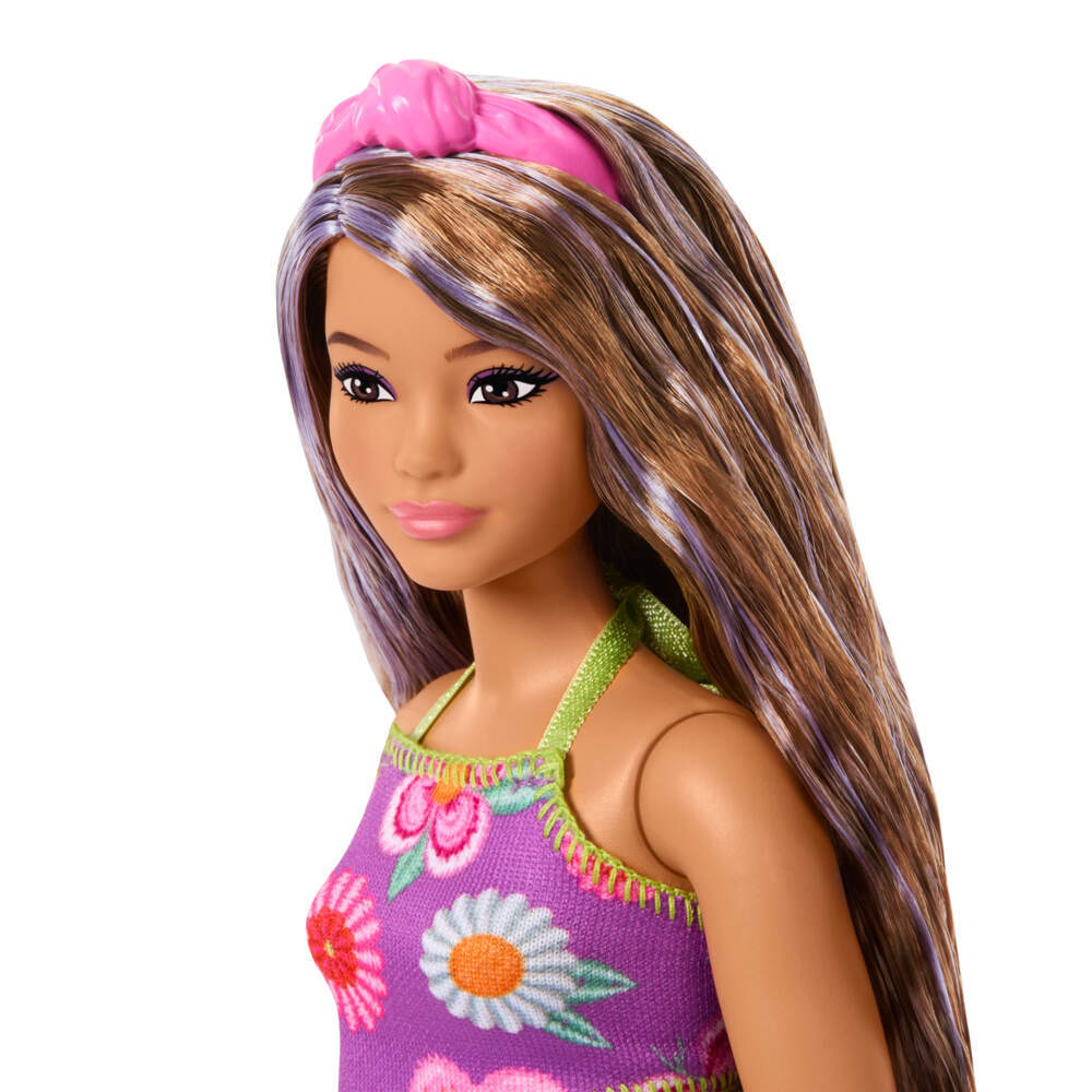 Weitere Ansicht: Barbie Fashionista im floralen Outfit