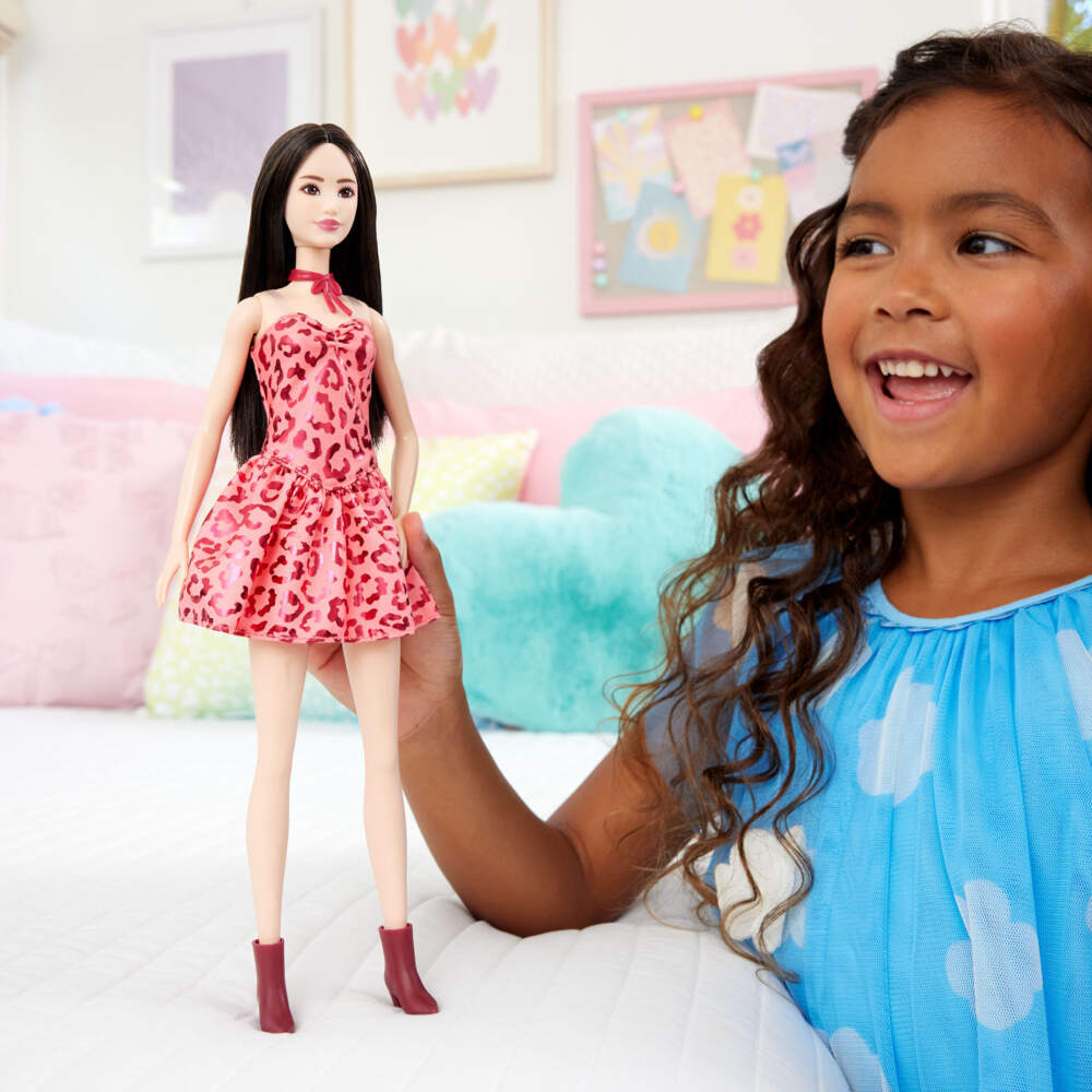 Weitere Ansicht: Barbie Fashionista mit pinkem Leo Outfit