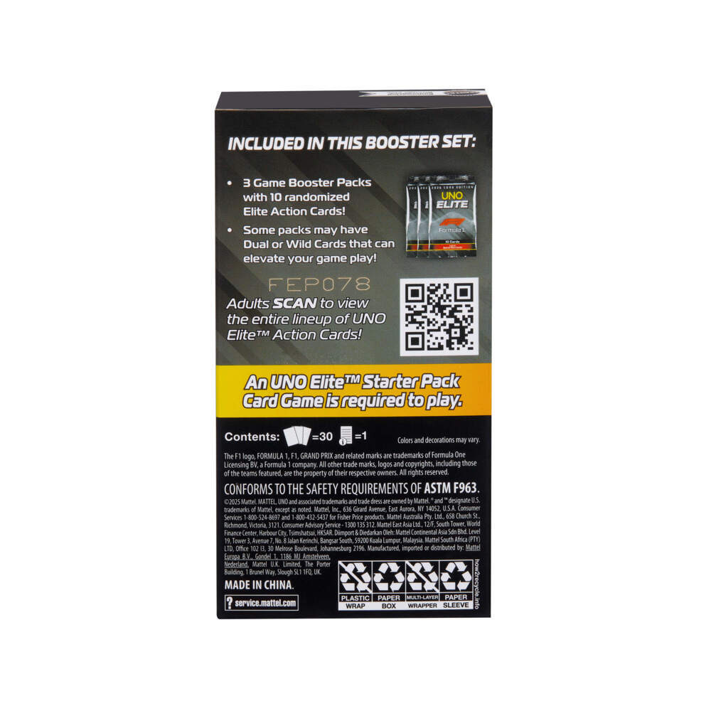 Weitere Ansicht: UNO Elite F1 Booster-Set