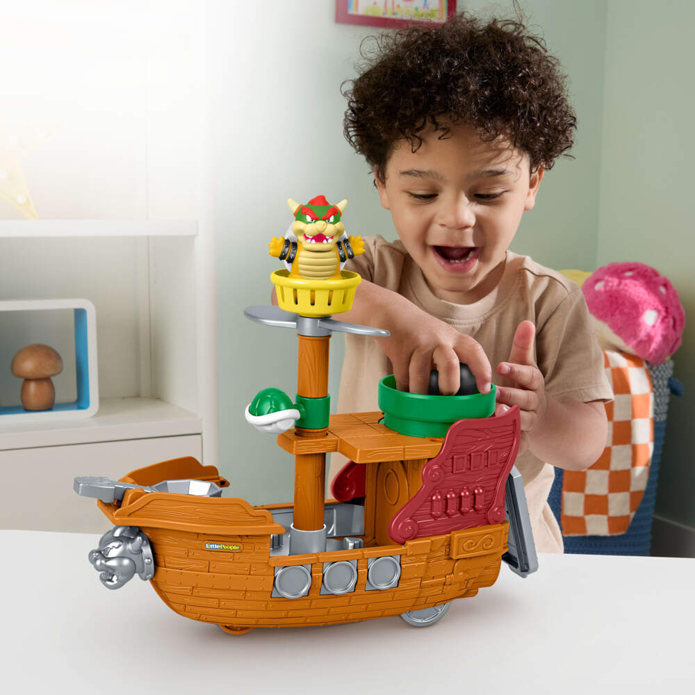 Weitere Ansicht: Fisher-Price Little People Super Mario BowserŽs Airship