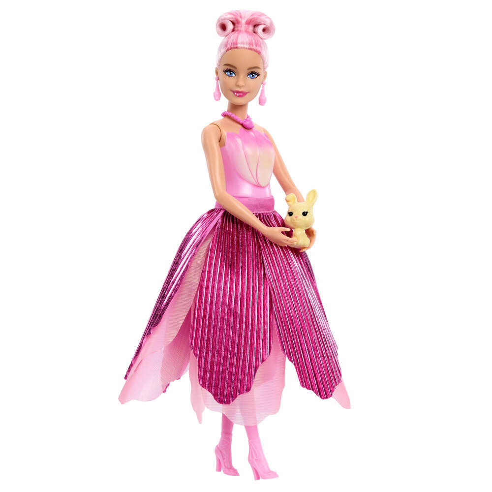 Weitere Ansicht: Barbie Flower Surprise Puppe - pinke Tulpe