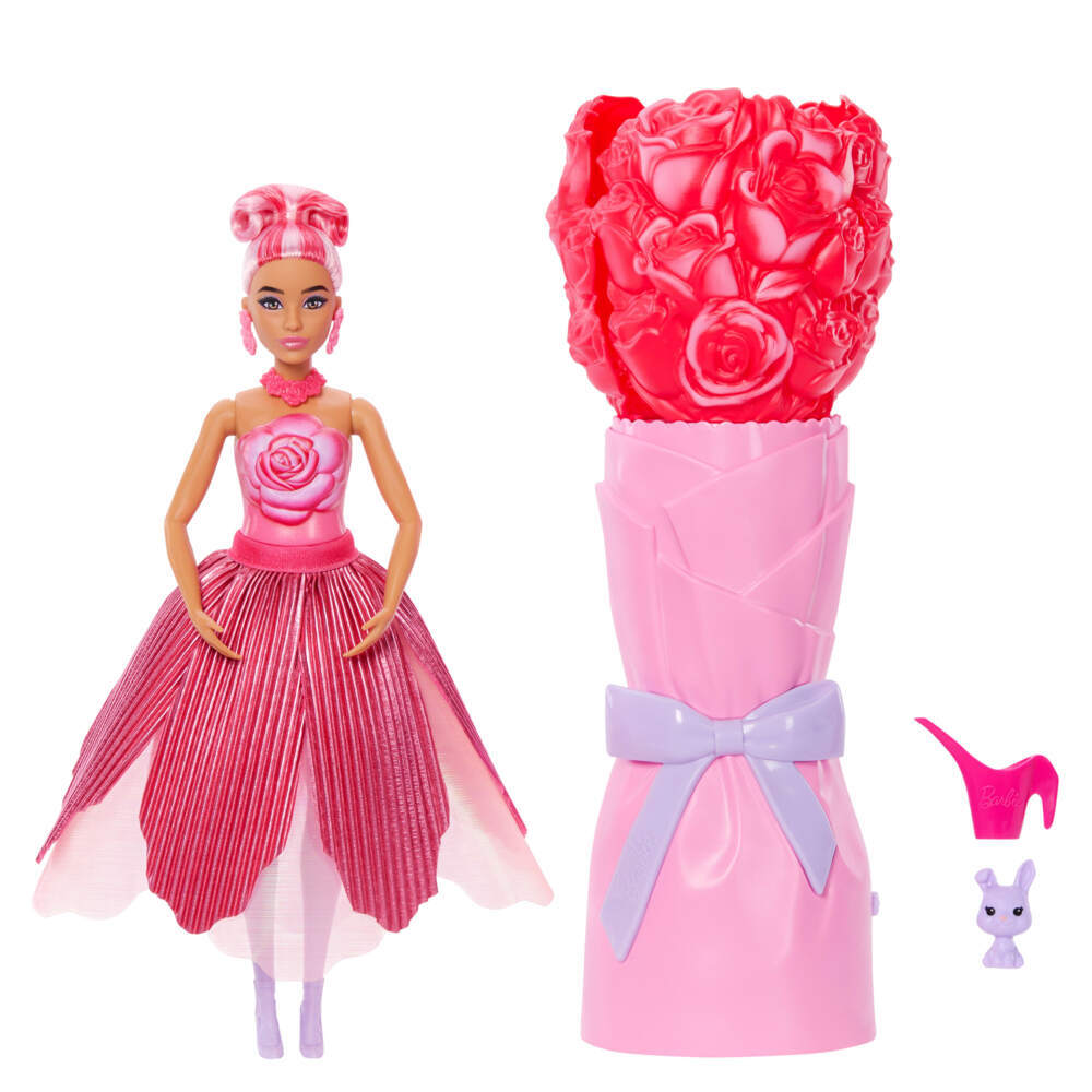Weitere Ansicht: Barbie Flower Surprise Puppe - rote Rose