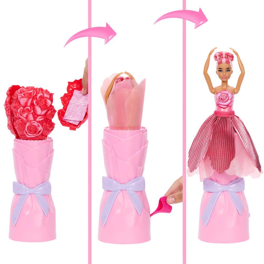 Weitere Ansicht: Barbie Flower Surprise Puppe - rote Rose