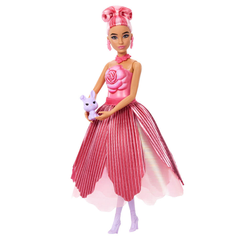 Weitere Ansicht: Barbie Flower Surprise Puppe - rote Rose
