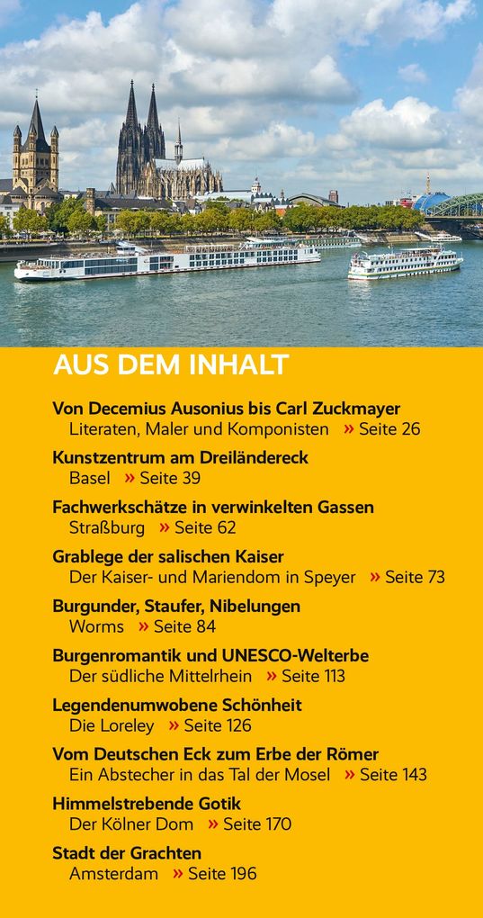 Weitere Ansicht: TRESCHER Reiseführer Flusskreuzfahrten Rhein | Annette Lorenz