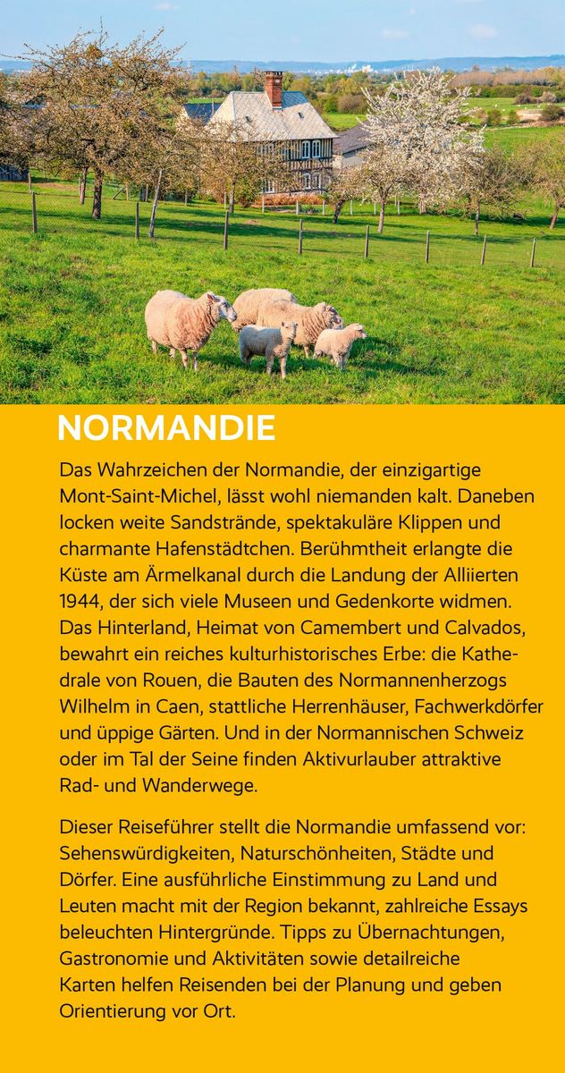 Weitere Ansicht: TRESCHER Reiseführer Normandie | Heike Bentheimer