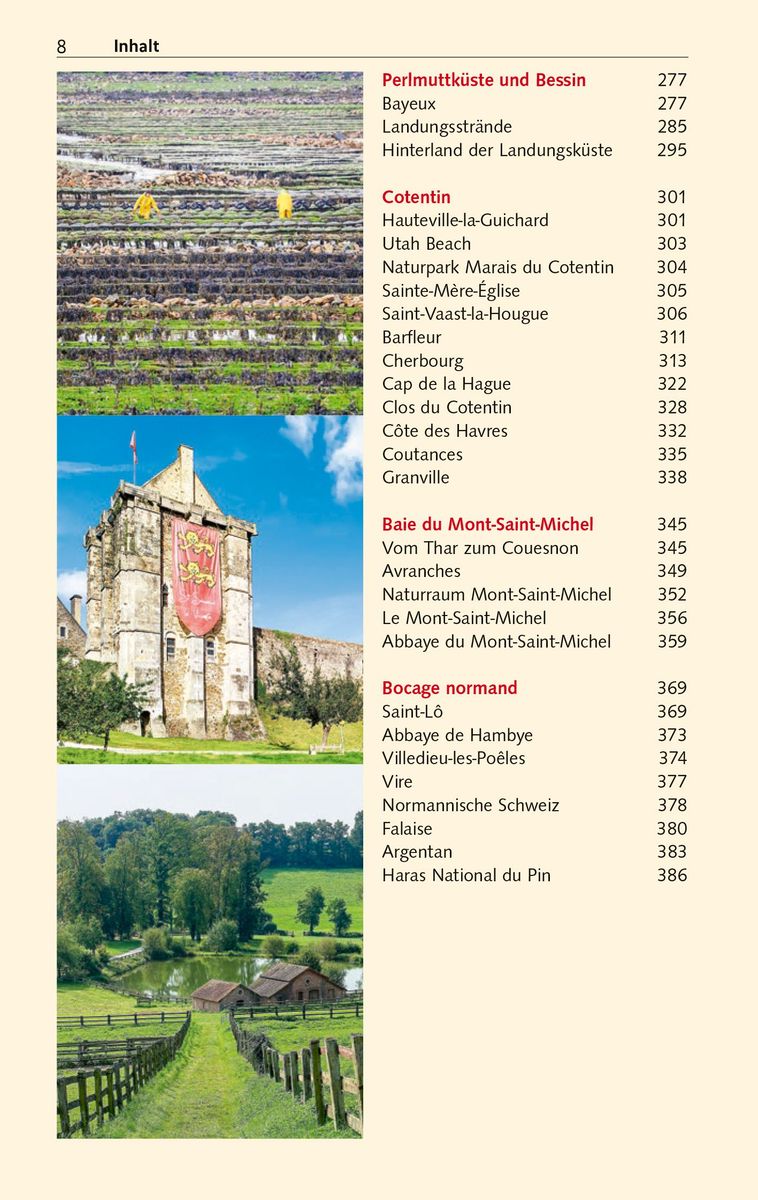 Weitere Ansicht: TRESCHER Reiseführer Normandie | Heike Bentheimer