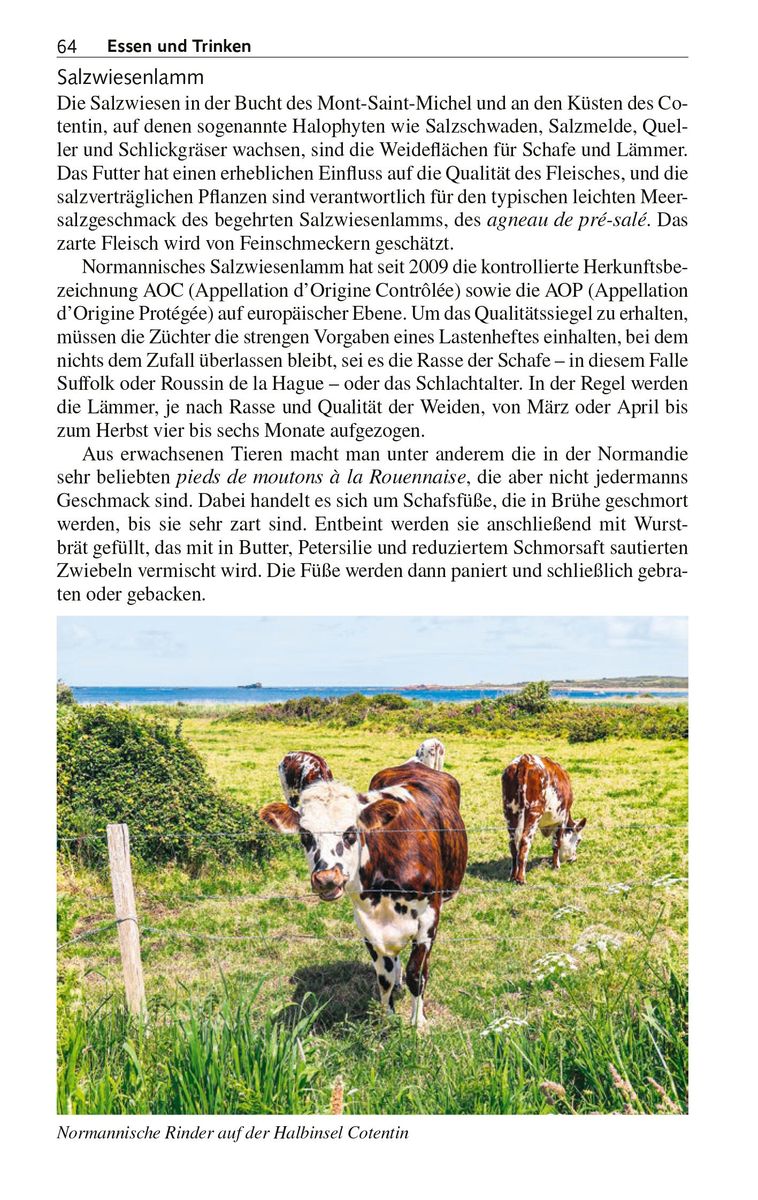 Weitere Ansicht: TRESCHER Reiseführer Normandie | Heike Bentheimer