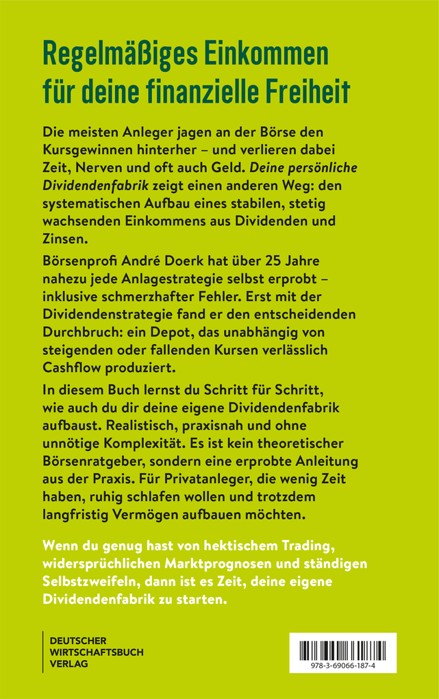 Weitere Ansicht: Deine persönliche Dividendenfabrik | André Doerk