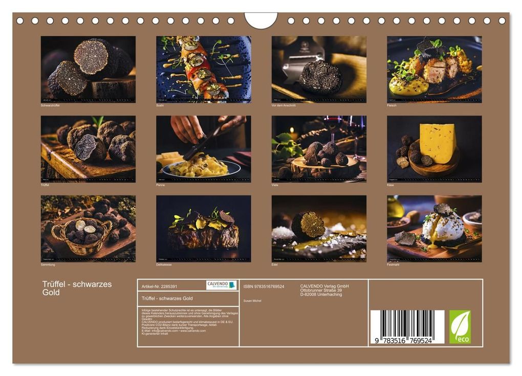 Weitere Ansicht: Trüffel - schwarzes Gold (Wandkalender 2027 DIN A4 quer), CALVENDO Monatskalender | Calvendo, Susan Michel